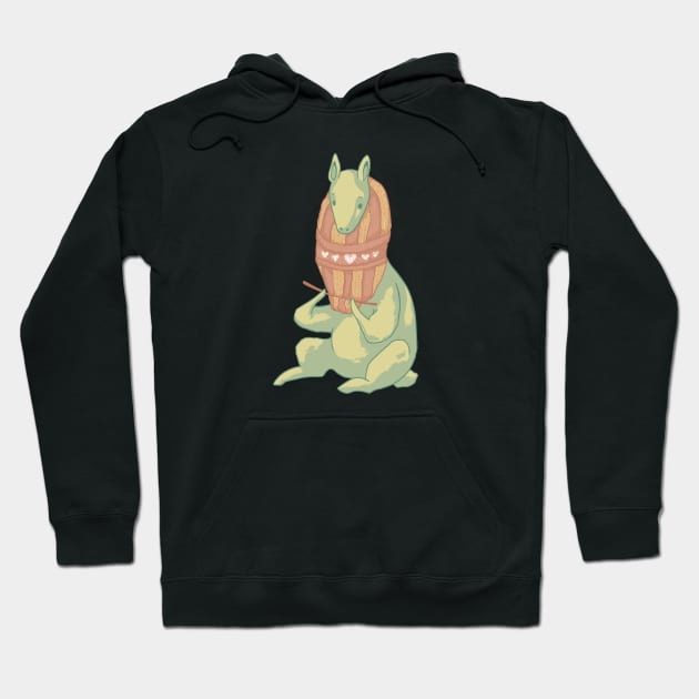 100% Real Alpaca Hoodie by Scriptkittie